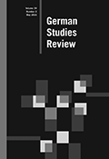 German Studies Review cover