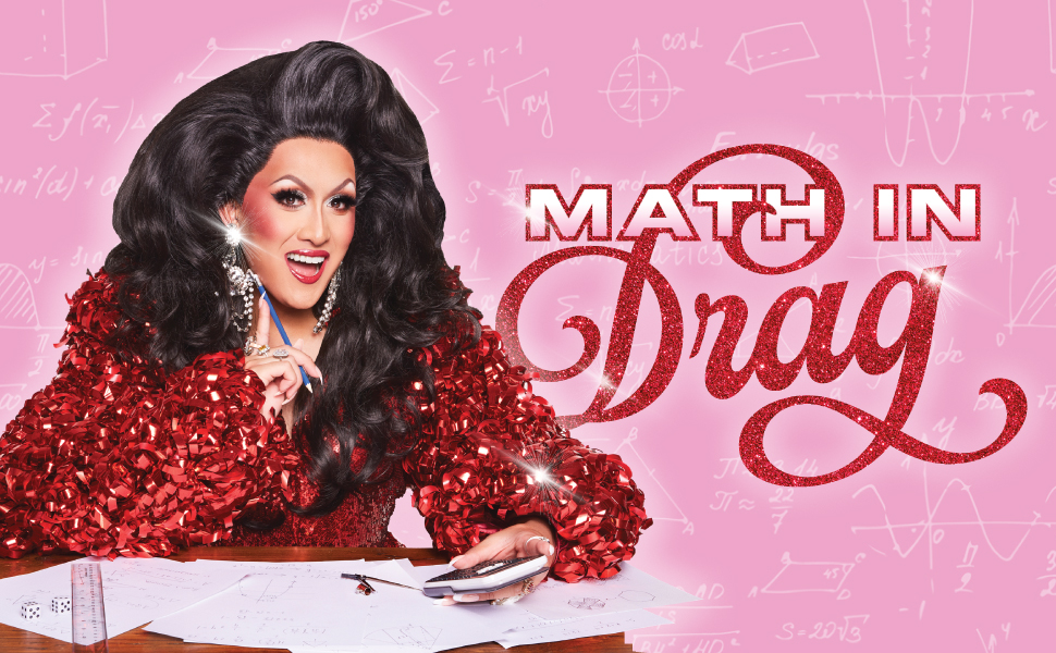 Math in Drag book cover featuring drag queen Kyne Santos