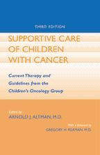 Cover image of Supportive Care of Children with Cancer