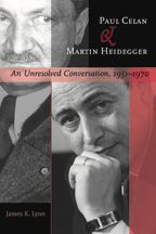 Cover image of Paul Celan and Martin Heidegger