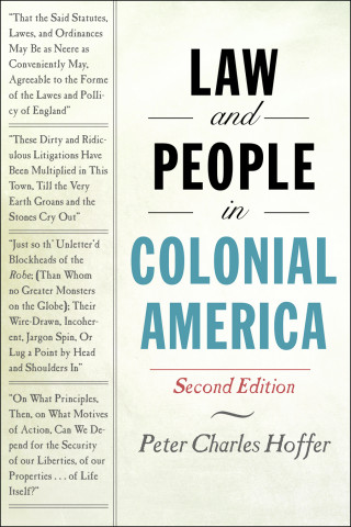 Cover image of Law and People in Colonial America