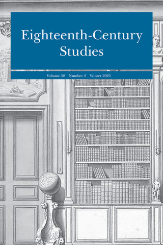 Cover image of Eighteenth-Century Studies