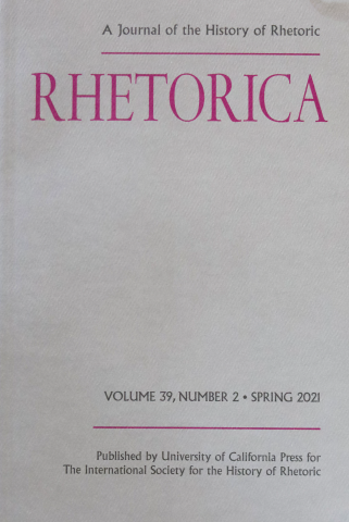 Journal cover for Rhetorica.