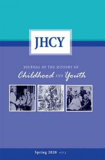 Journal of the History of Childhood and Youth cover image issue 13.2