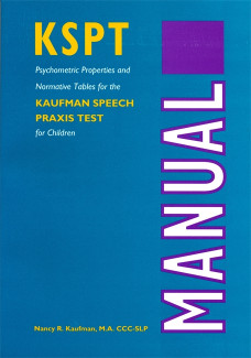 Cover image of The Kaufman Speech Praxis Test for Children