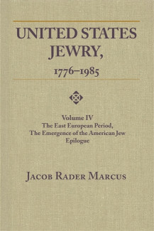 Cover image of United States Jewry, 1776-1985