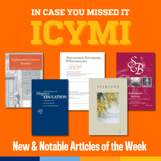 ICYMi: New and Notable Articles of the Week header image