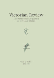 Victorian Review Spring 2023 edition cover art 