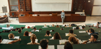 higher education lecture hall