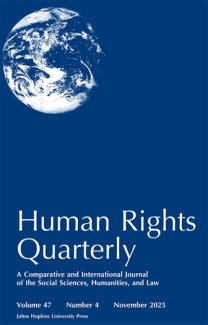 Human Rights Quarterly cover 
